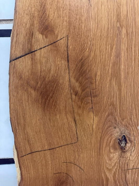 White Oak Slab #2885