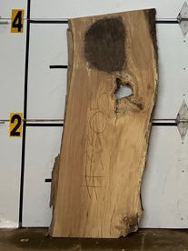 Red Oak Slab #3305