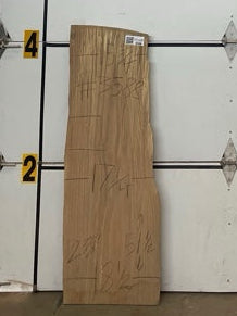 Red Oak Slab #3588